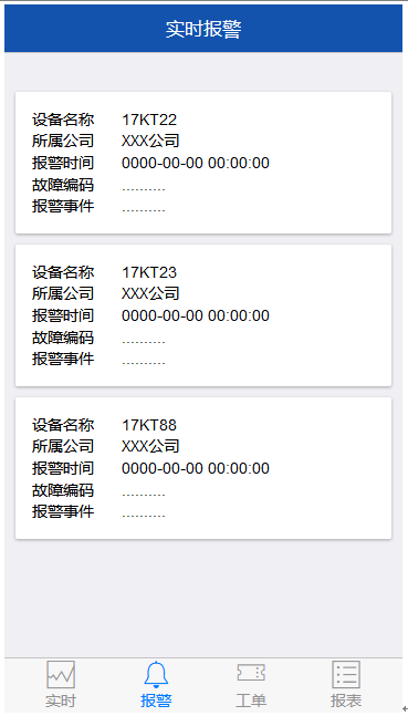 設備報警系統