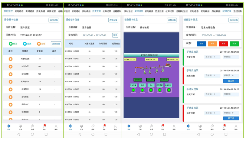 手機遠程控制水務系統